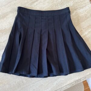 Hollister Black Pleated Skirt